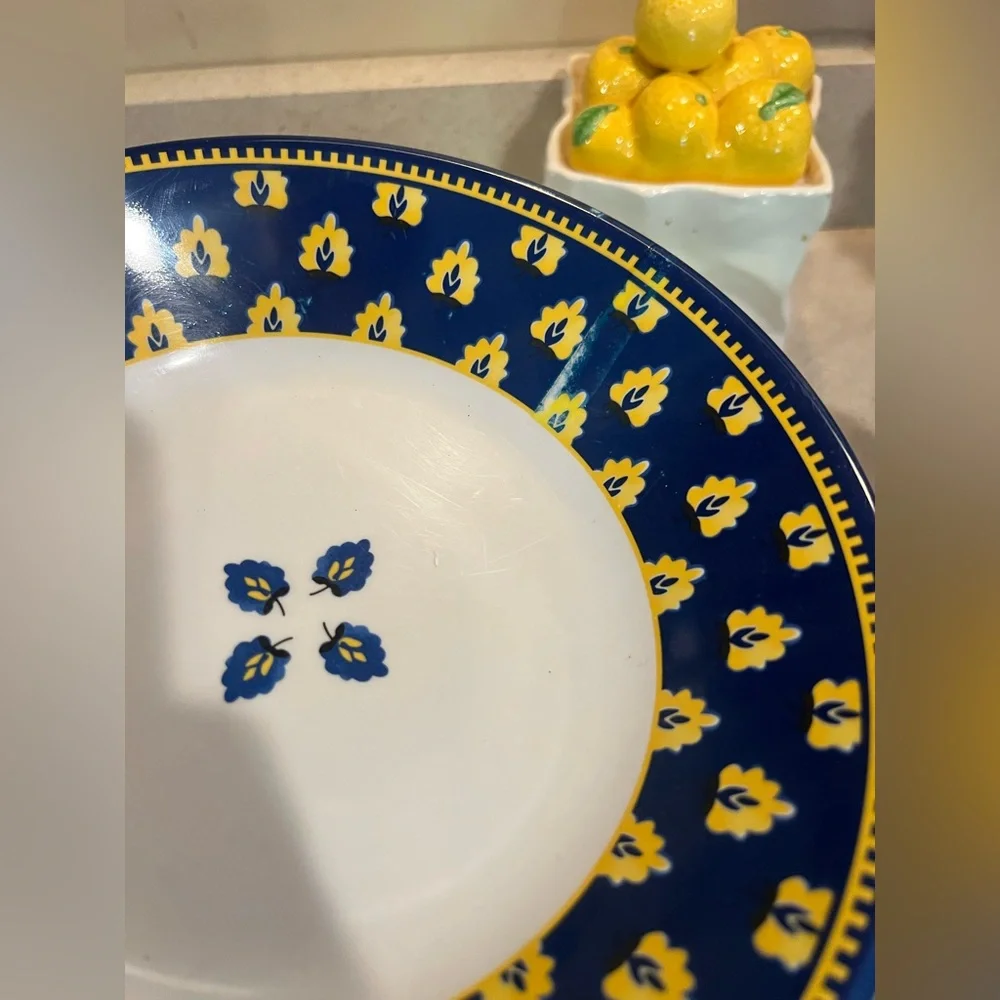 Williams Sonoma Marseille 💙💛 Set of 8 Soup Salad Bowls